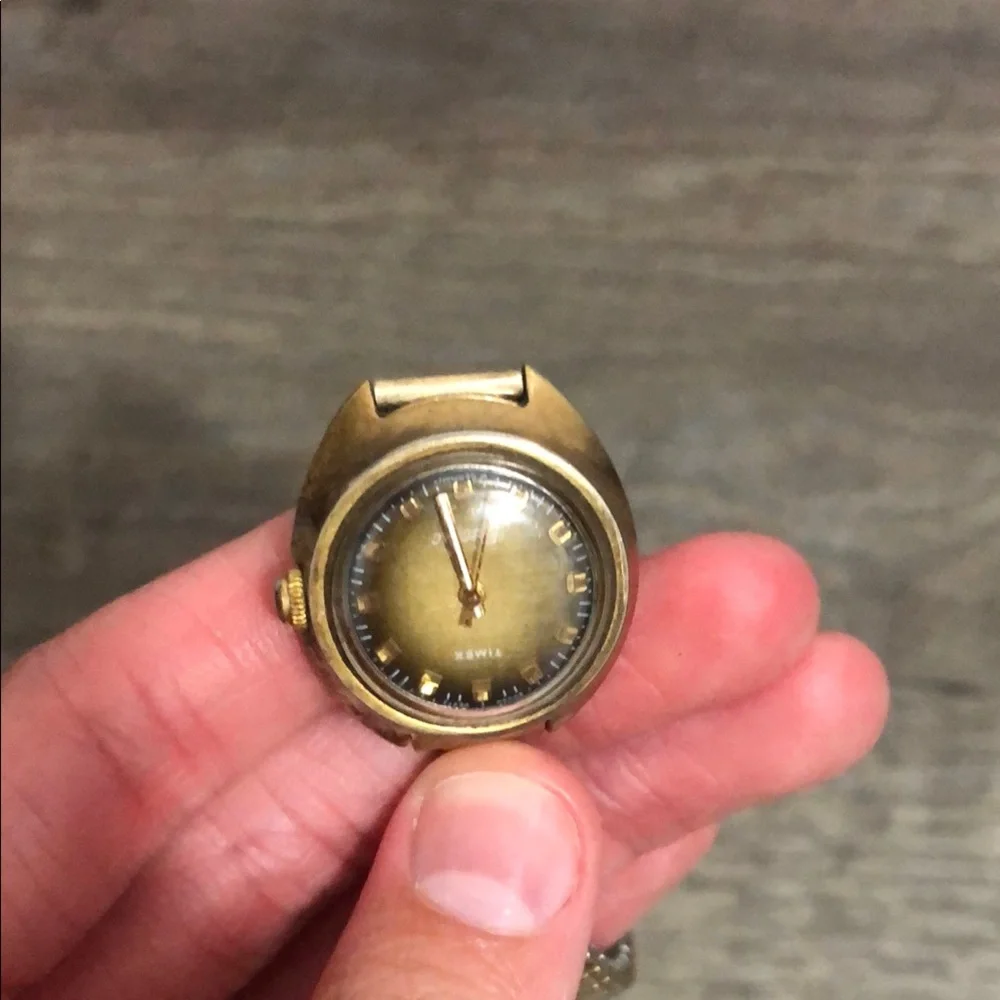 Gold Wristband Watch